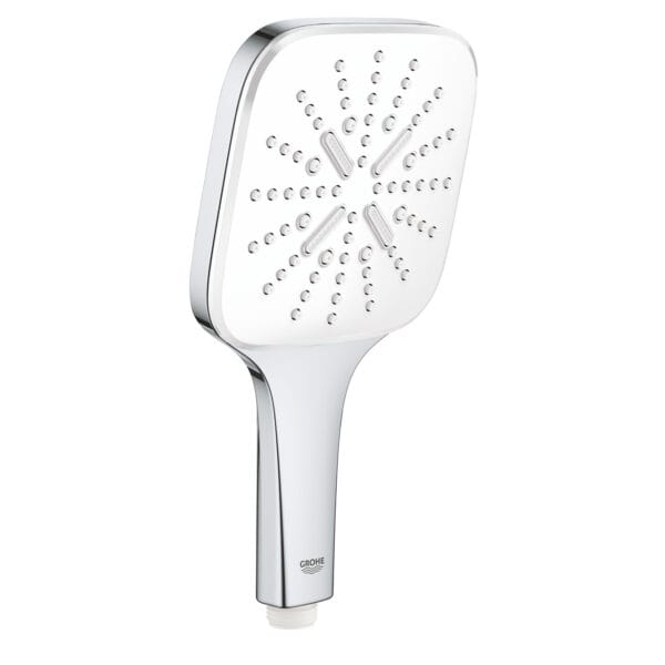 Grohe Rainshower SmartActive 130 Cube El Duşu 3 Akışlı, Ay Beyazı