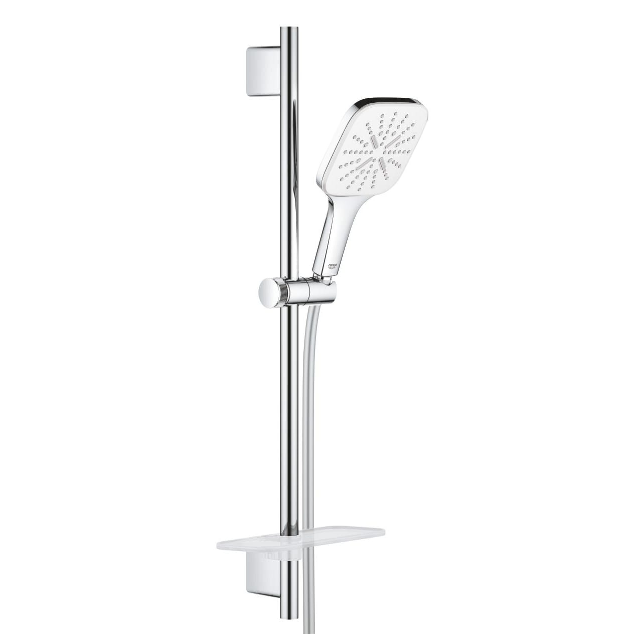 grohe-rainshower-smartactive-130-cube-surgulu-dus-seti-3-akisli-ay-beyazi.jpg Grohe Rainshower SmartActive 130 Cube Sürgülü Duş Seti 3 Akışlı, Ay Beyazı - Görsel 1
