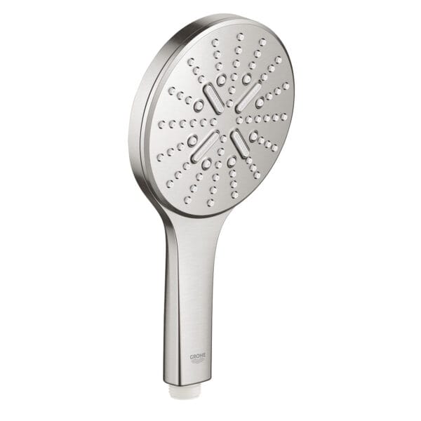 Grohe Rainshower SmartActive 130 El Duşu 3 Akışlı, Paslanmaz Çelik