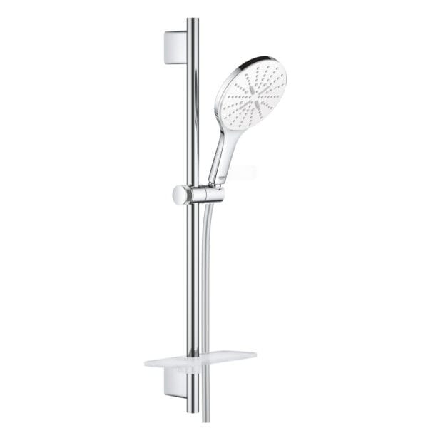 Grohe Rainshower SmartActive 150 Sürgülü Duş Seti 3 Akışlı, Ay Beyazı