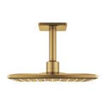 Grohe Rainshower SmartActive 310 Cube Tepe Duşu Seti 142 mm, 2 Akışlı, Brushed Cool Sunrise