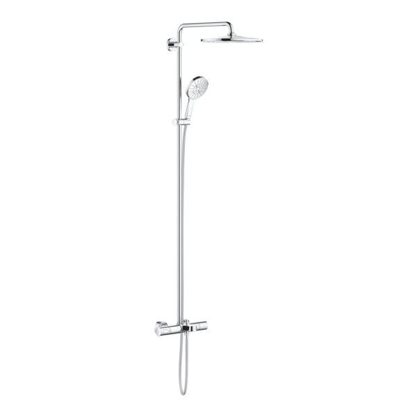 Grohe Rainshower Smartactive 310 Duvara Monte Termostatik Banyo Bataryalı Duş Sistemi, Krom