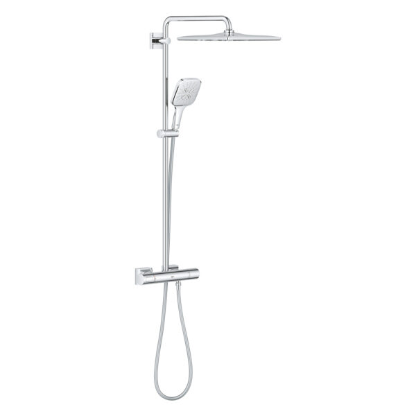 Grohe Rainshower SmartActive 310 Duvara Monte Termostatik Bataryalı Duş Sistemi, Krom