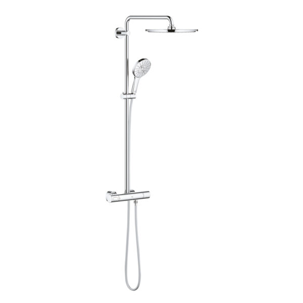 Grohe Rainshower SmartActive 310 Duvara Monte Termostatik Bataryalı Duş Sistemi, Krom