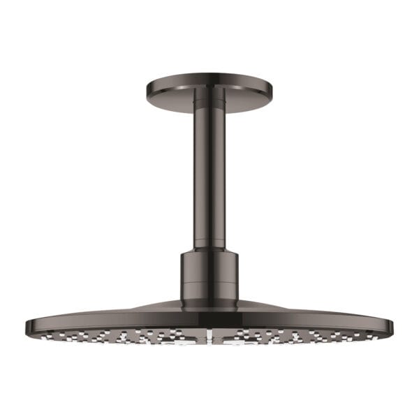 Grohe Rainshower SmartActive 310 Tepe Duşu Seti 142 mm, 2 Akışlı, Hard Graphite