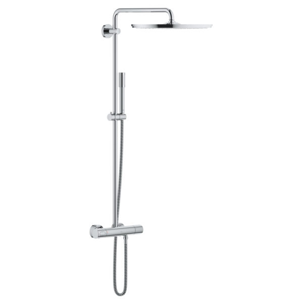 Grohe Rainshower System 400 Duvara Monte Termostatik Bataryalı Duş Sistemi, Krom