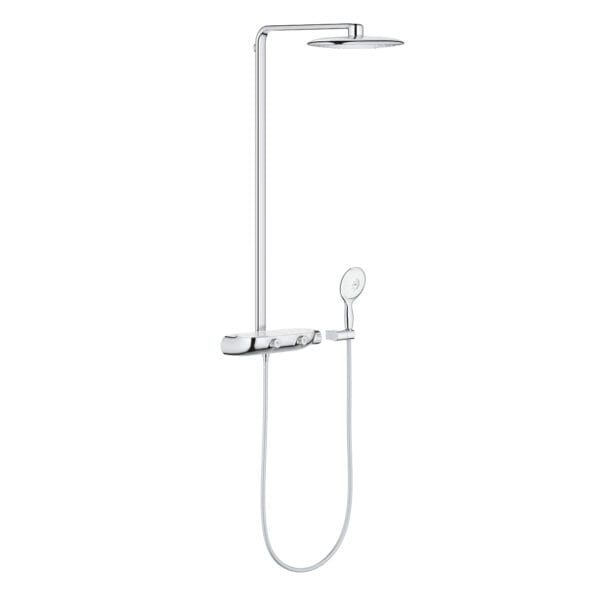 Grohe Rainshower System SmartControl Mono 360 Duvara Monte Termostatik Bataryalı Duş Sistemi, Krom