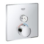 Grohe SmartControl Tek Valfli Akış Kontrollü Ankastre Duş Bataryası, Krom