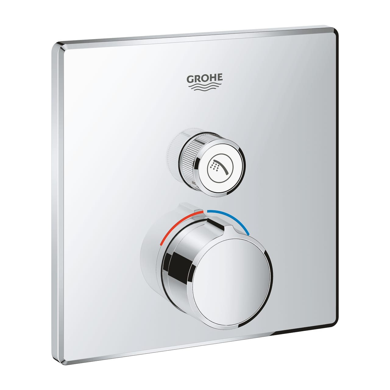 grohe-smartcontrol-tek-valfli-akis-kontrollu-ankastre-dus-bataryasi-krom.jpg Grohe SmartControl Tek Valfli Akış Kontrollü Ankastre Duş Bataryası, Krom - Görsel 1