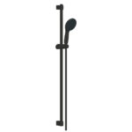 Grohe Tempesta 110 Shower Rail Set 2 Sprays (Rain, Jet), Mat Siyah