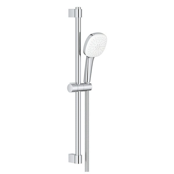 Grohe Tempesta Cube 110 Shower Rail Set 2 Sprays (Rain, Jet), Krom