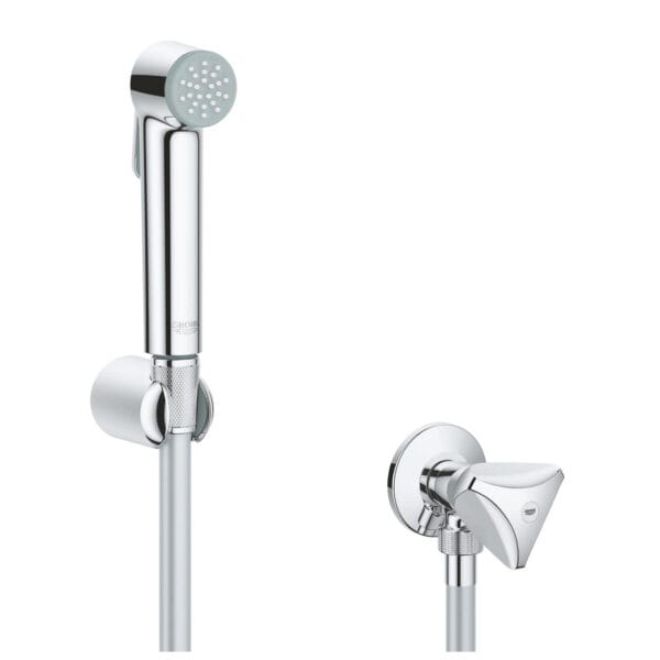 Grohe Tempesta-F Taharet Spreyi 30 Duvardan Askılı Set 1 Akışlı, Ara Musluk İle Birlikte, Krom