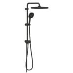Grohe Tempesta System 250 Cube Duvar Bağlantılı, Divertörlü Duş Sistemi, Mat Siyah