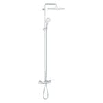 Grohe Tempesta System 250 Cube Duvara Monte Termostatik Banyo Bataryalı Duş Sistemi, Krom