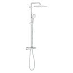 Grohe Tempesta System 250 Cube Duvara Monte Termostatik Bataryalı Duş Sistemi, Krom