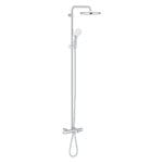Grohe Tempesta System 250 Duvara Monte Termostatik Banyo Bataryalı Duş Sistemi, Krom