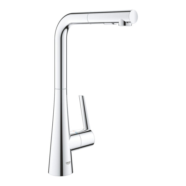 Grohe Zedra Tek Kumandalı Eviye Bataryası, Krom