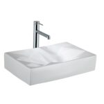 Lena E-W2000 Tezgah Üstü Lavabo Parlak Beyaz
