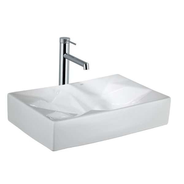 Lena E-W2000 Tezgah Üstü Lavabo Parlak Beyaz