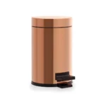 Orka 5 Litre Pedallı Çöp Kovası, Rose Gold (PVD)