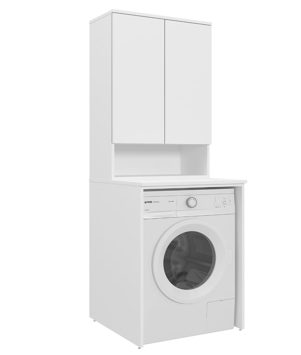 orka-bosco-camasir-makinesi-dolabi-70-cm-mat-beyaz.jpg Orka Bosco Çamaşır Makinesi Dolabı, 70 cm, Mat Beyaz - Görsel 1