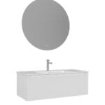 Orka Olbia Banyo Dolabı Takımı, 100 cm, Mat Beyaz