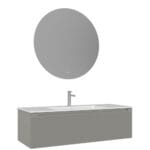 Orka Olbia Banyo Dolabı Takımı, 120 cm, Mat Kaşmir