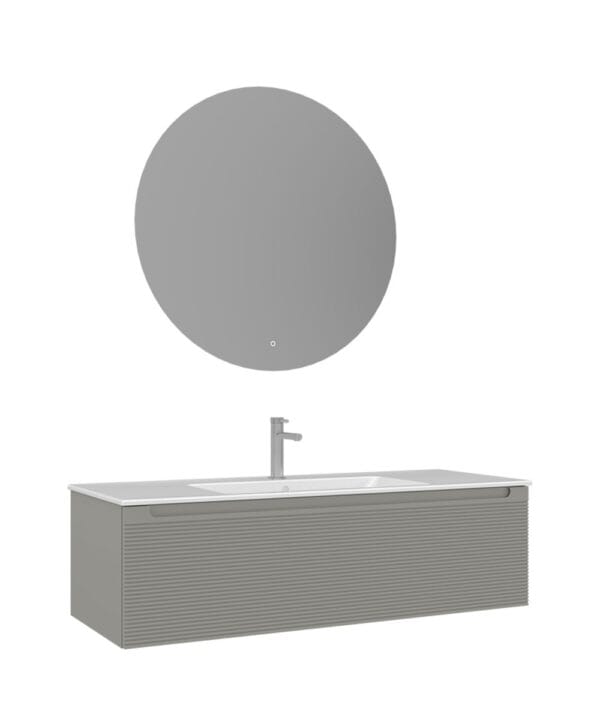 Orka Olbia Banyo Dolabı Takımı, 120 cm, Mat Kaşmir