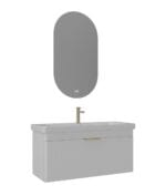 Orka Procida Banyo Dolabı Takımı, 105 cm, Mat Beyaz