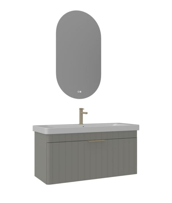 Orka Procida Banyo Dolabı Takımı, 105 cm, Mat Kaşmir
