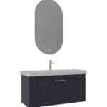 Orka Procida Banyo Dolabı Takımı, 105 cm, Mat Lacivert