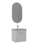 Orka Procida Banyo Dolabı Takımı, 65 cm, Mat Beyaz