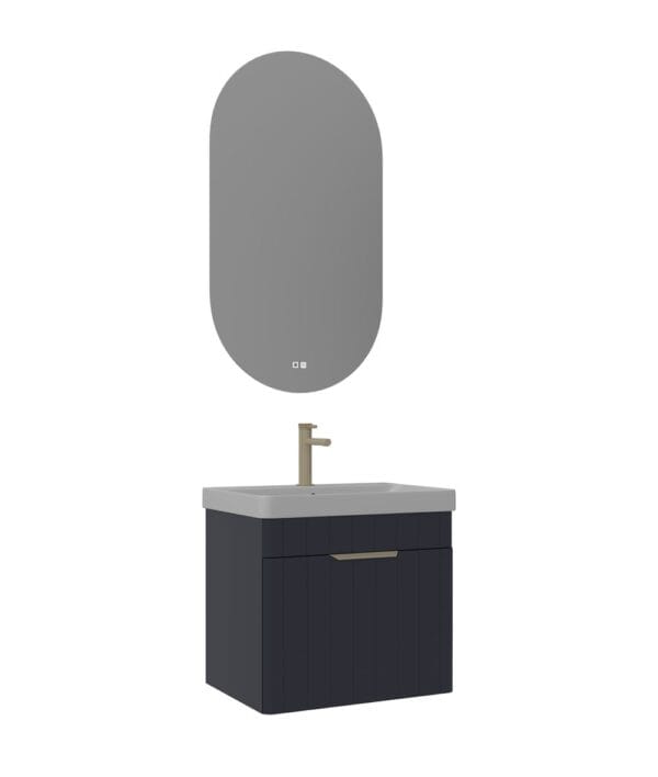 Orka Procida Banyo Dolabı Takımı, 65 cm, Mat Lacivert