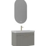 Orka Procida Banyo Dolabı Takımı, 85 cm, Mat Kaşmir