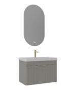 Orka Procida Banyo Dolabı Takımı, 85 cm, Mat Kaşmir