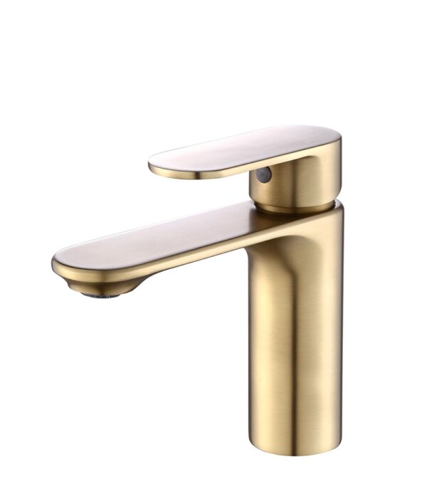 Orka Sharp Lavabo Bataryası, Fırça Altın (PVD)