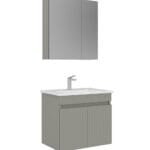 Orka Tivoli Banyo Dolabı Takımı, 65 cm, Mat Kaşmir