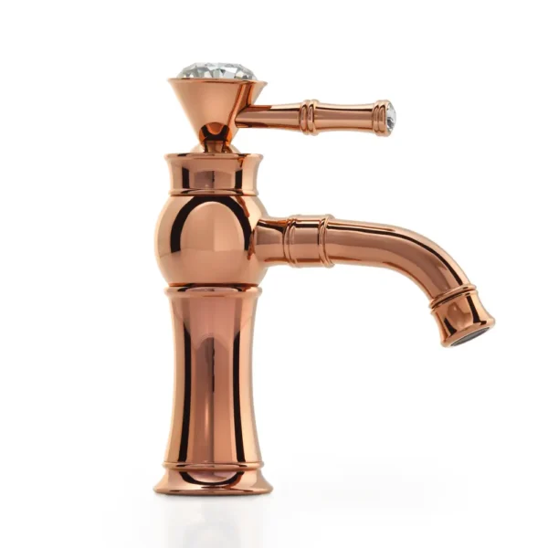 Orka Topkapı Lavabo Bataryası, Rose (PVD)