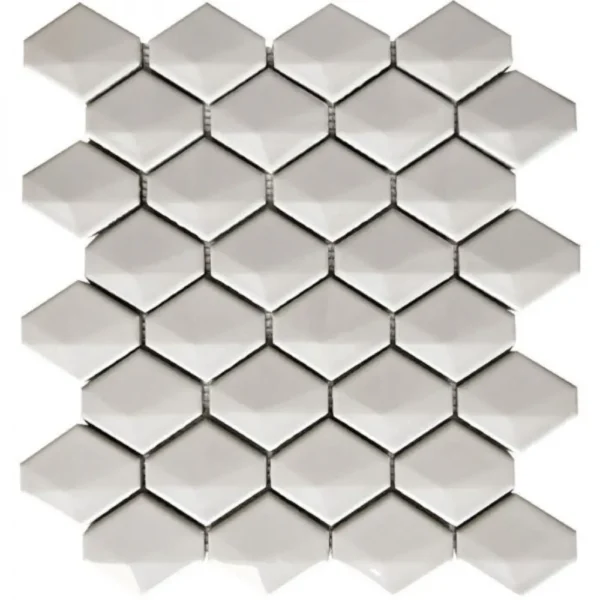 Pukka Tile Açık Bej Solid Signature Porselen Mozaik