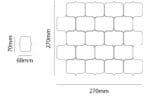 Pukka Tile Keten Horizon Porselen Mozaik - Görsel 2