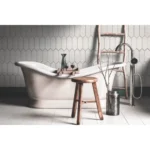 Pukka Tile Beyaz Large Picket Porselen Mozaik - Görsel 2