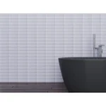 Pukka Tile Beyaz Mat Loft Porselen Mozaik - Görsel 2