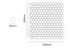 Pukka Tile Snowy 04Glossy Penny Round Porselen Mozaik - Görsel 2