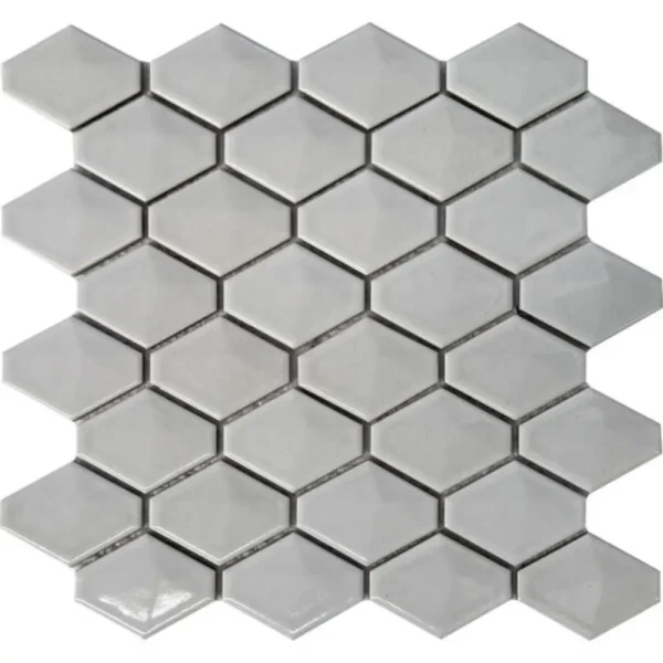 Pukka Tile Beyaz Solid Signature Porselen Mozaik