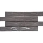 Pukka Tile Duman Grisi Artisan Brick Porselen Mozaik - Görsel 2
