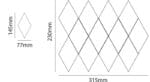 Pukka Tile Duman Grisi Harlequin Porselen Mozaik - Görsel 2