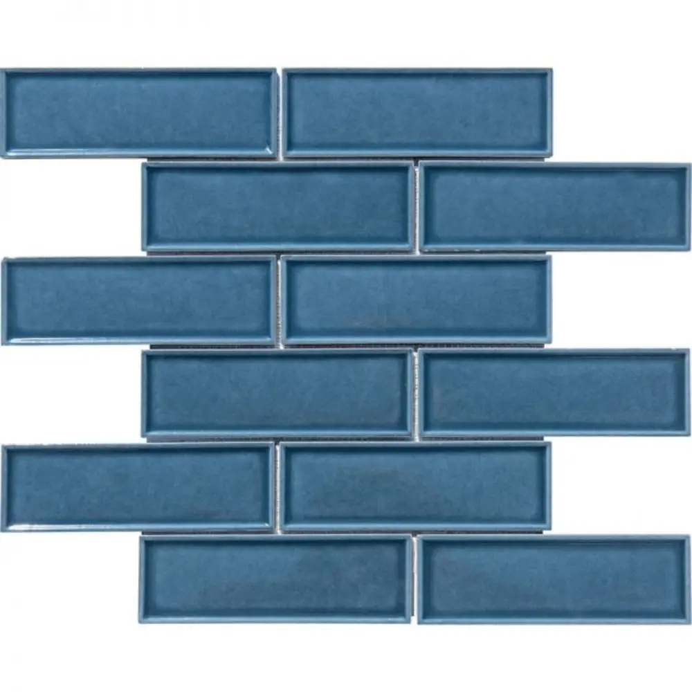 pukka-tile-duman-mavisi-2x6-bevelled-brick-porselen-mozaik.webp Pukka Tile Duman Mavisi 2x6 Bevelled Brick Porselen Mozaik - Görsel 1