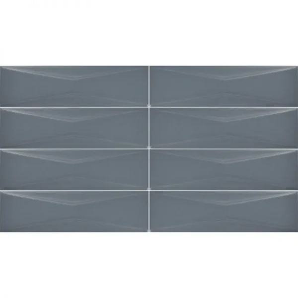 Pukka Tile Duman Mavisi Mat Bow Tie Porselen Mozaik