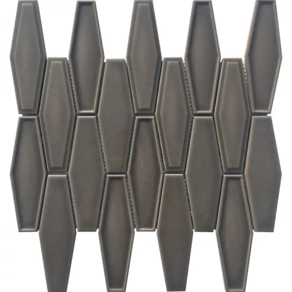 pukka-tile-fume-elongated-hexagonporselen-mozaik.webp Pukka Tile Füme Elongated HexagonPorselen Mozaik - Görsel 1