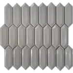 Pukka Tile Gri Small Picket Porselen Mozaik